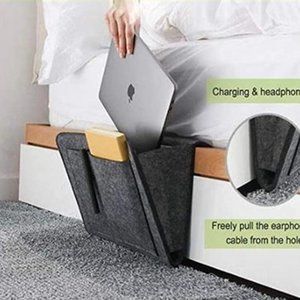 Black Felt Couch/Bedside Caddy